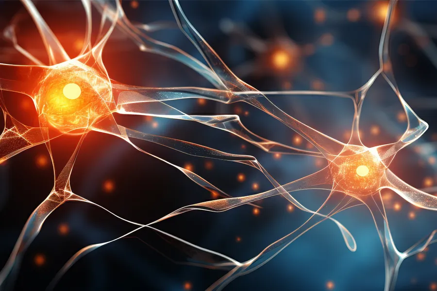Neuropathy-and-Nerve-Pain-Clinic 3D illustration of inflamed nerve endings. Schedule Neuropathy and Nerve Pain Treatment from Frank Lanzisera, D.C. in Tampa Bay Metro.